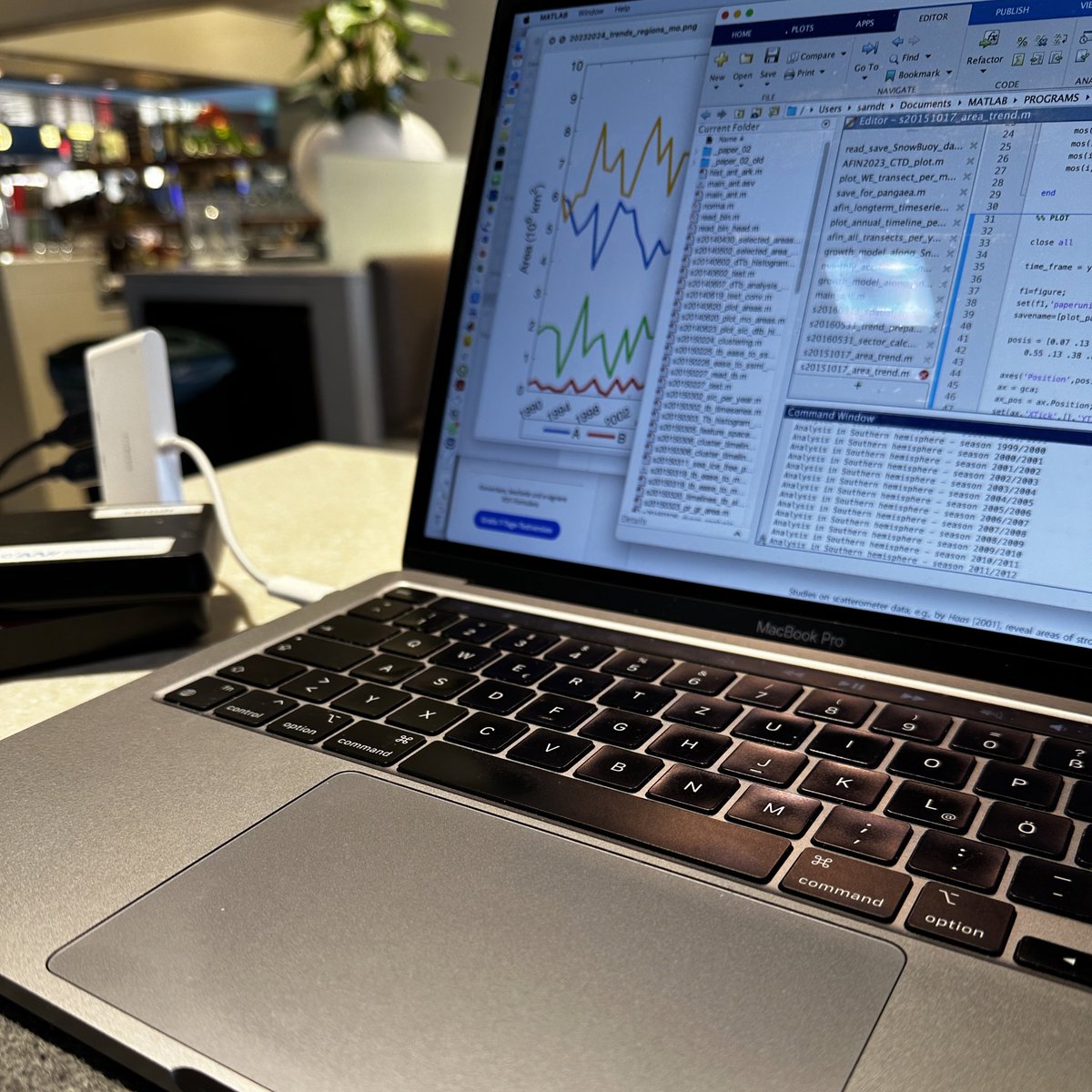 Heading to #OSM24 - and of course still fine-tuning the analysis for my presentation 🤓 Curious about my latest #Antarctic sea ice #snowmelt onset timeseries? Swing by on Friday at the "HE51B: Understanding Antarctic Sea Ice Variability and Trends II" session!