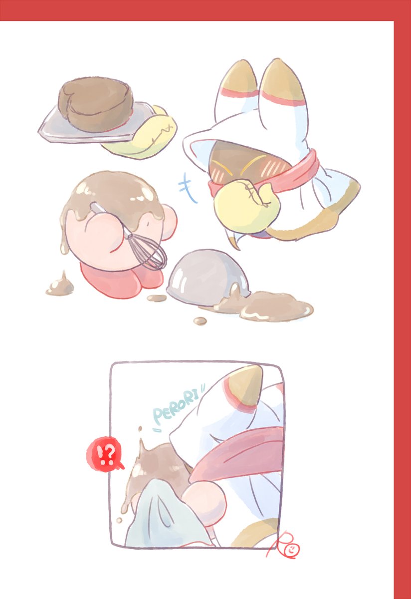 wama_bee's tweet photo. 【🍑🥚】
ばれんたいんきっちん

たまにはﾏ��ﾁｬﾝからアクションしてみるふたりのきっちん。
14日なにも描けなかったのがこころのこりだったので…😇 https://t.co/Z97BVStlMd