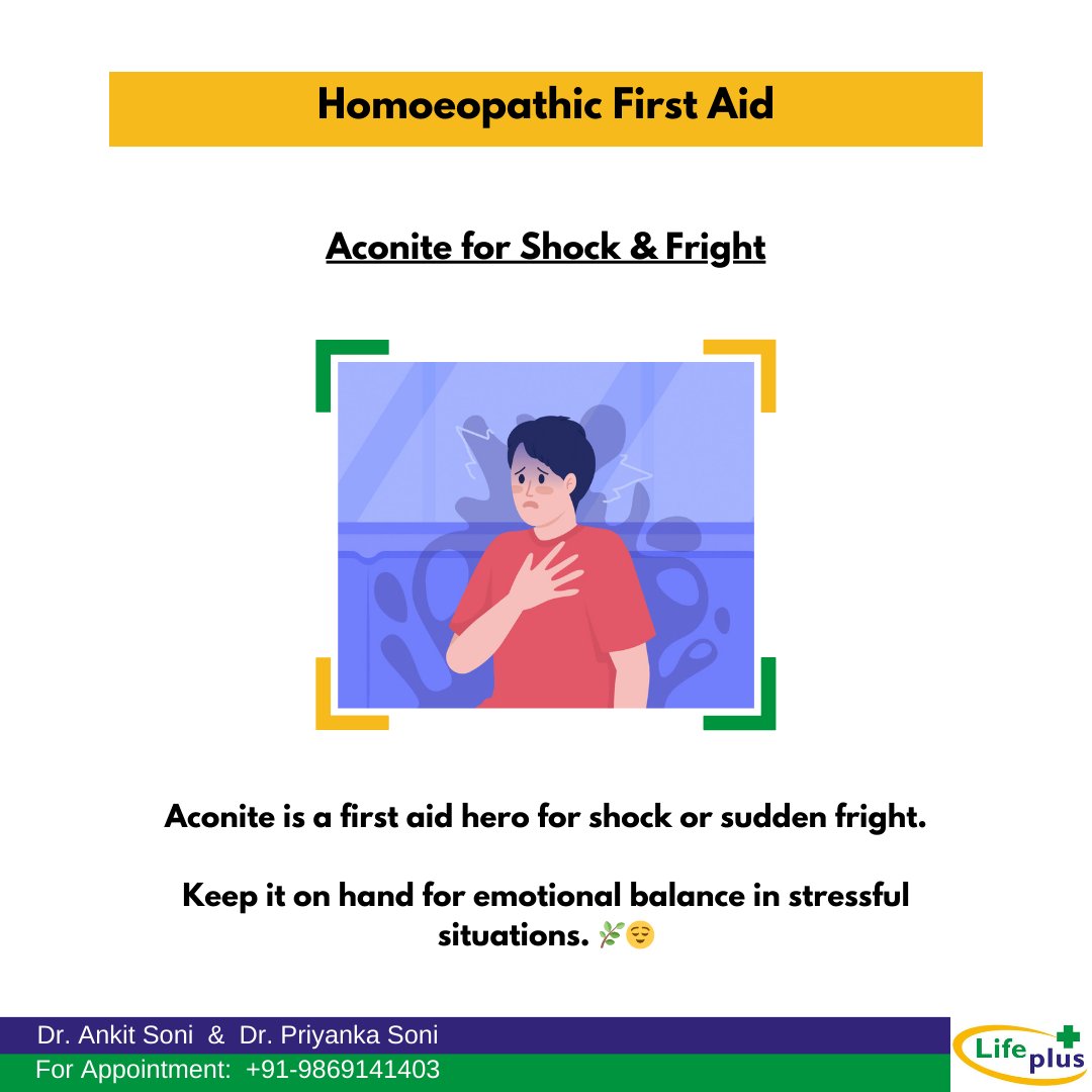 Aconite for shock relief! This homeopathic remedy is a first aid must-have for sudden fright or emotional distress. Keep it on hand for emergencies.
#Aconite #ShockRelief
#HomeopathyTips
#HomeopathyFirstAid
#EmotionalWellness
#MentalHealth
#HomeopathyAwareness
#StressRelief