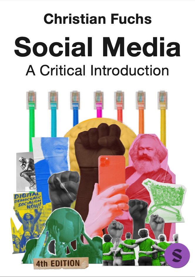The fourth edition of 'Social Media: A Critical Introduction' is in production at @Sage_Publishing, to be released later in 2024...