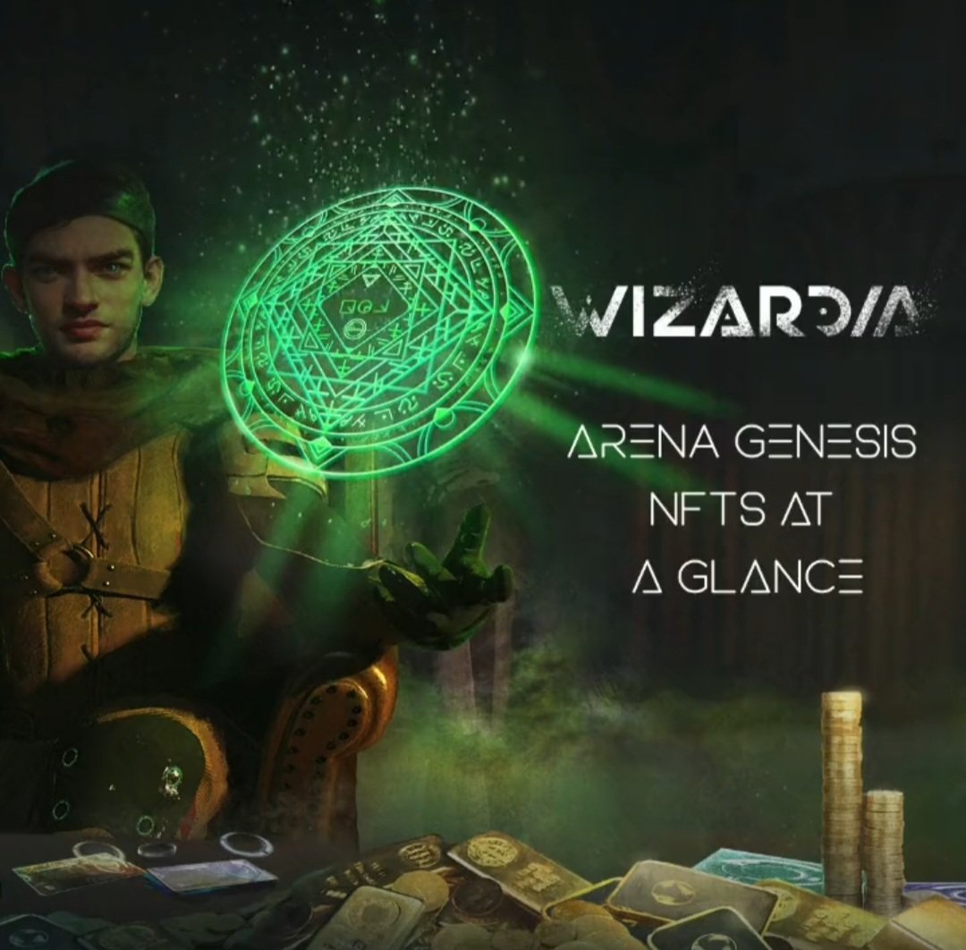 WIZARDIA's NFT game with passive earnings NFTs Arena Genesis copy referral code and you will have a 5% discount: wizardia.io/ref=b15fypwcnh