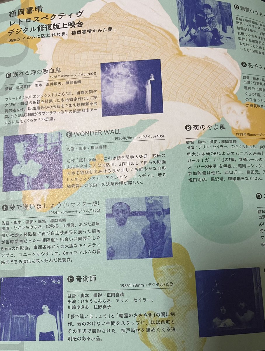 植岡喜晴監督作品「WONDER WALL」ポスター