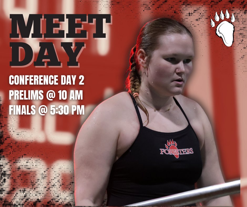 Foresters are back in the pool this morning for Day 2 of the Conference Championships!!
Livestream link here: pioneers.grinnell.edu/watch/?Live=41…