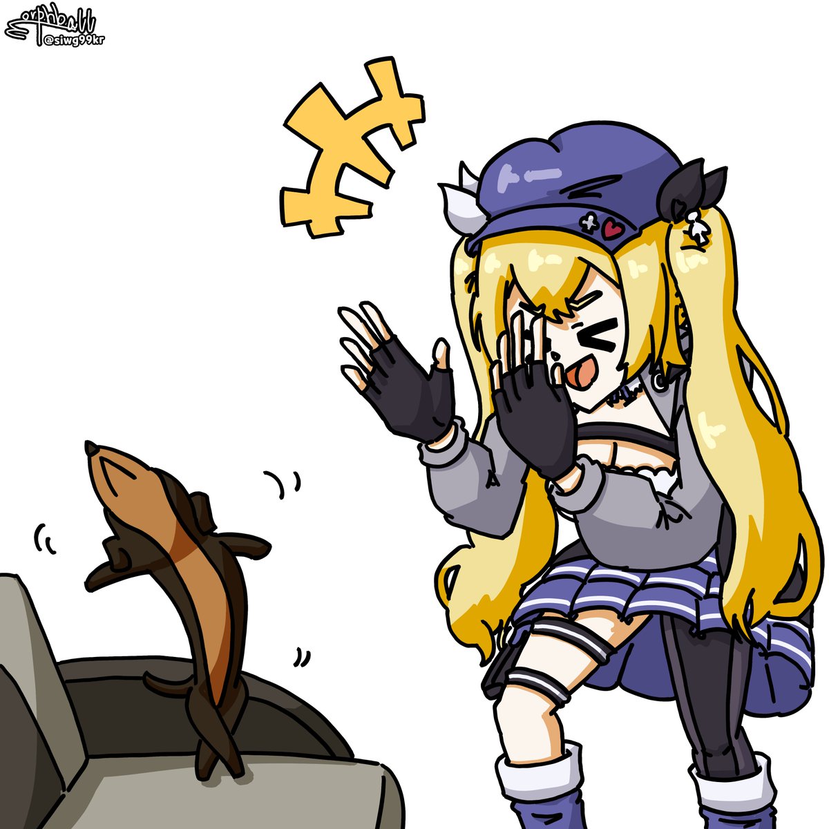 siwg99kr's tweet image. It&apos;s 51hrs+ late... but happy birthday, DokiAmberDoge!!
 #HBDAmber2024 #DokiGallery