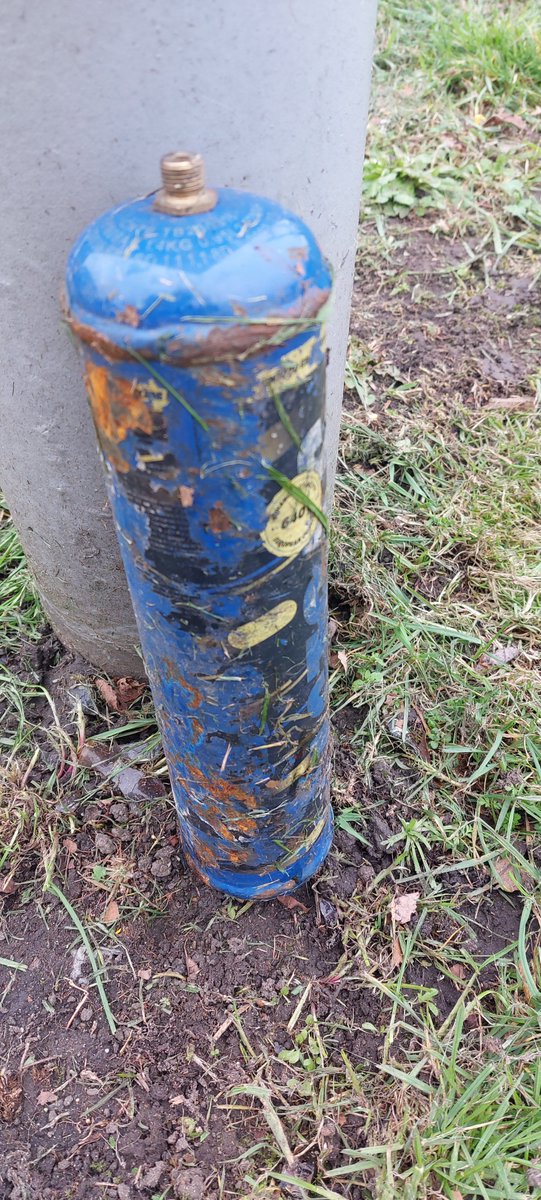 ProgressMutual's tweet photo. #ProgressEstate community litter pick found many vapes, gas canister, wheel hub and large bladed object which @CllrLindaBird handed in to the police https://t.co/YwiZwfkfm3