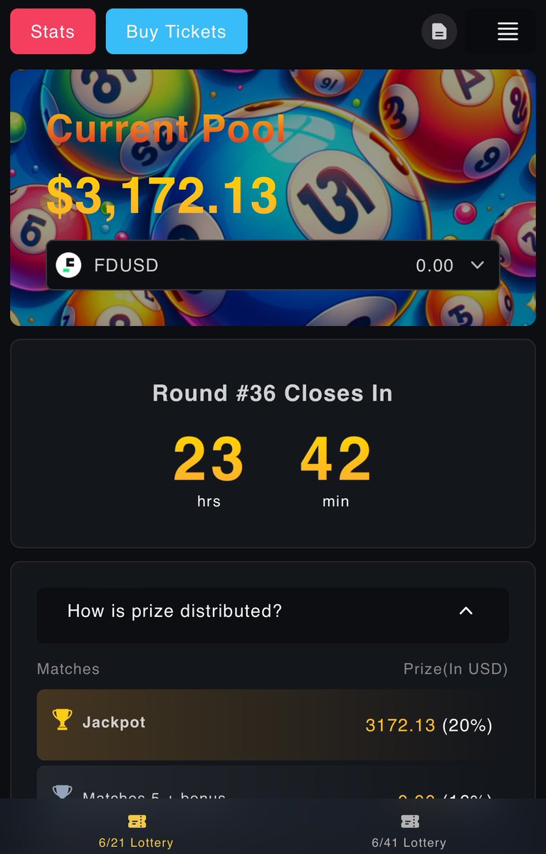 Gyrowin's tweet photo. Round 36 of 6/21 lottery LIVE 🔥
✨You can claim winnings and buy lottery tickets from our lottery app,
➡️https://t.co/lFSr2DAbCe
🎟️ Win big, change your life! Grab your chance with our lottery tickets now.
Good luck 🤞
#lottery #tickets #winning #fun #jackpot #gyrowin https://t.co/dmB68qEDxx