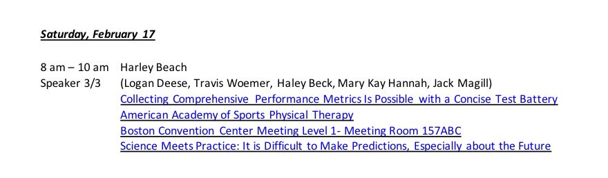 Duke_DPT's tweet photo. Morning #DukeatCSM sessions @APTAtweets #APTACSM2024 #dptfaculty @DukeMedSchool @DukeOrtho @TiffanyDPT @DukeAlumni @AStreet03292966 @KaylaHolz @djvreeman @ASGPhysio @DukeMSK @TrevorLentzPT #newdeal @JmagillPT  #ForeverDuke https://t.co/h6JD0ooEXG