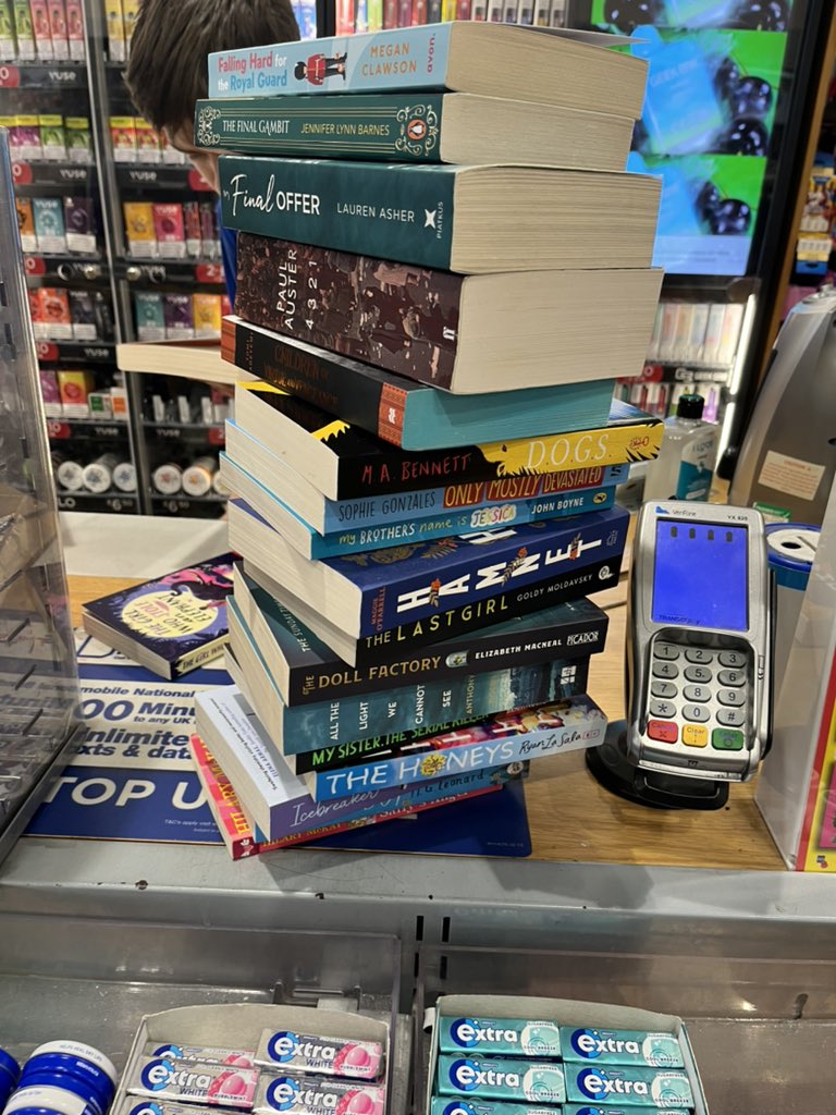 Took a bunch of books to WH Smith’s book cycle and got a £10 gift card! It’s so worth doing if you have a bunch of books taking up space that you won’t read again