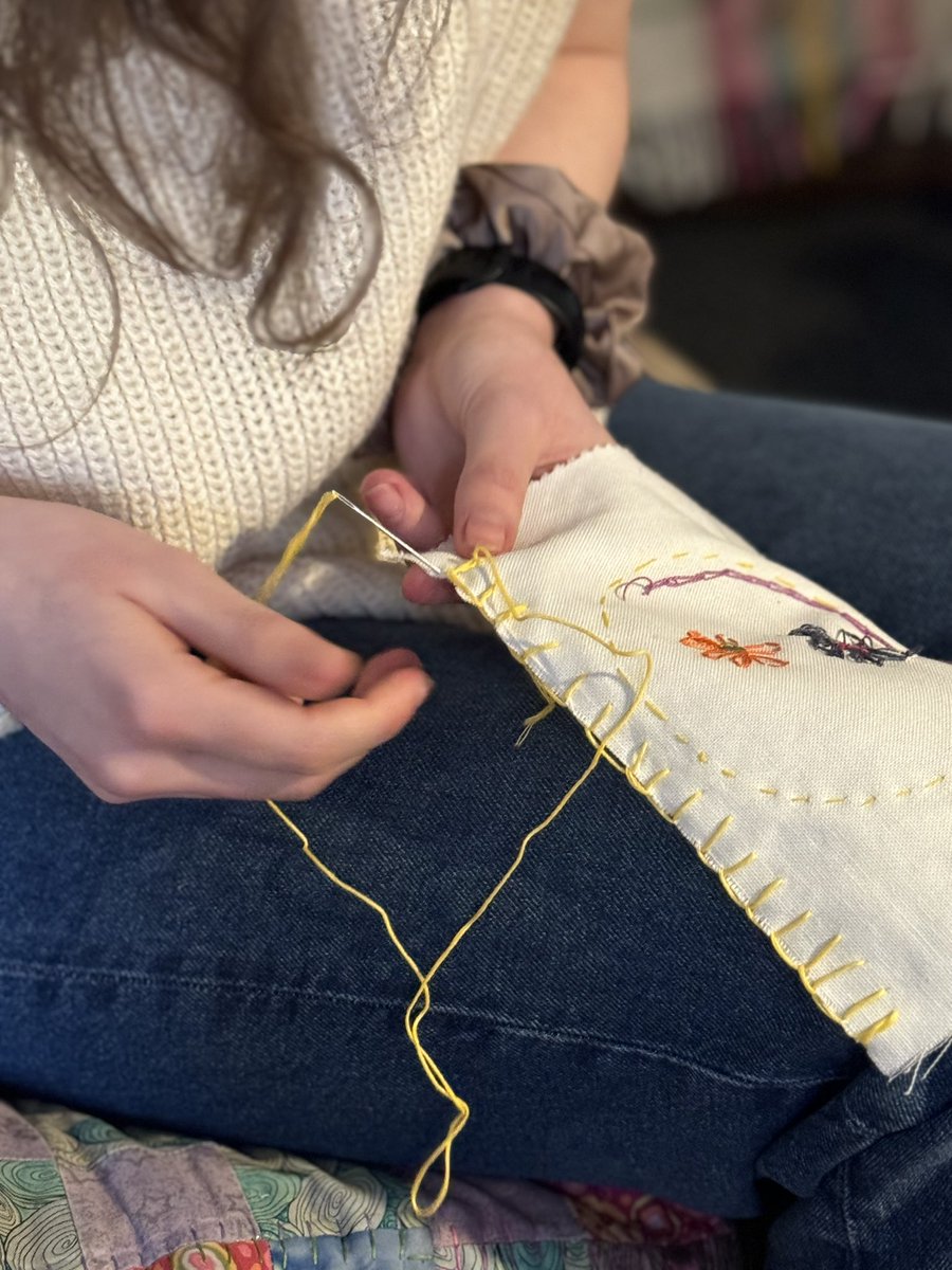 What a pleasure to have some fab Falkirk folk sewing with me today. Plenty of ‘Yas!’ And ‘(gasp) I did it!!’ moments. Thanks for coming all this way guys and for your enthusiasm to try new things with an open heart @FalkirkFroebel