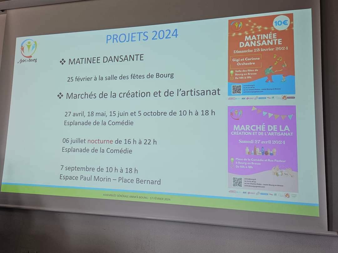 Christ_coquelet's tweet photo. Belle Assemblée Générale d' Anim’à Bourg ce matin. Un grand bravo au président, au bureau et à tous les bénévoles pour leur dynamisme,  leur temps afin d'organiser toutes ces animations durant toute l''année dans notre ville 
@B_Convergence https://t.co/iobQrn2Dvl