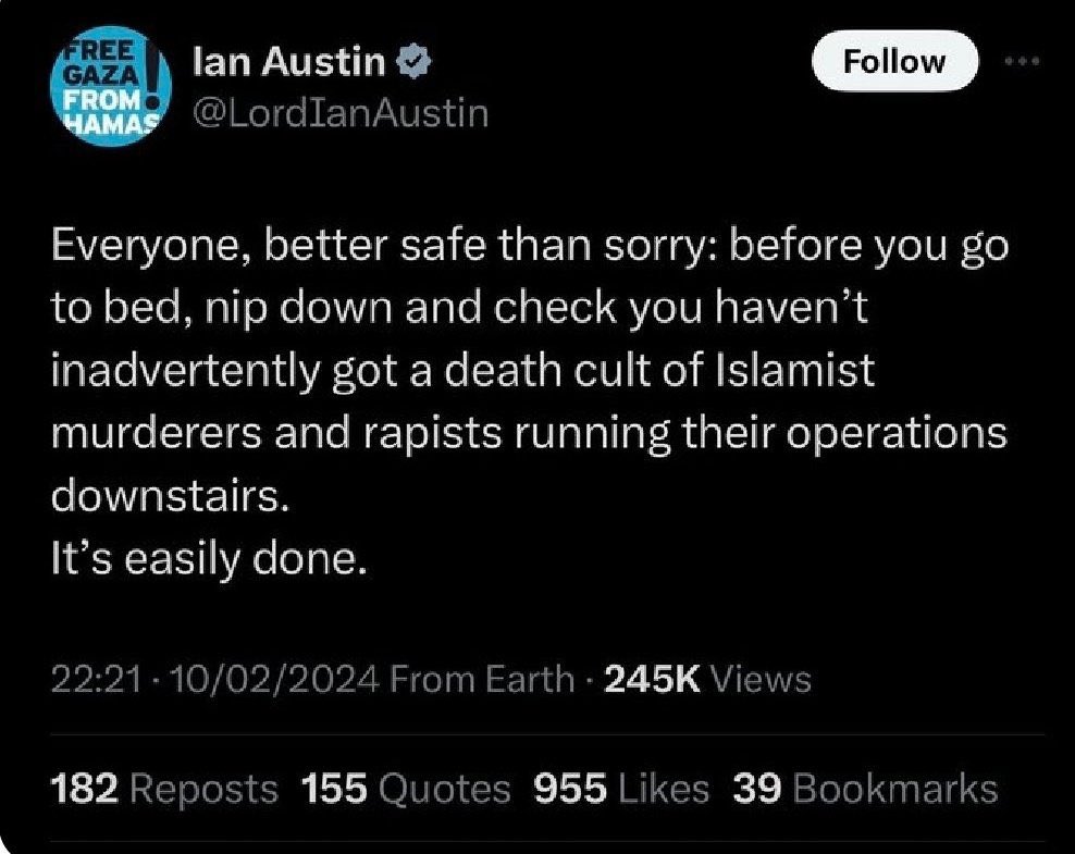 Ian Austin is not only a part of @MidlandHeart housing board, he is also the chair of the @michaelgove appointed Leicester Inquiry into the Hindutva fascist Islamophobic incidents that happened in Leicester end of 2022. How is an Islamophobic bigot like Ian Austin on this panel??