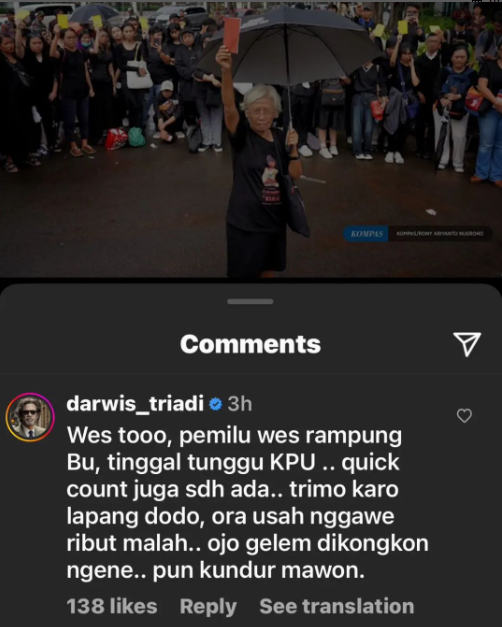 MurtadhaOne1's tweet photo. Aksi kamisan dilecehkan fotografer istana https://t.co/EAFXggMTLr