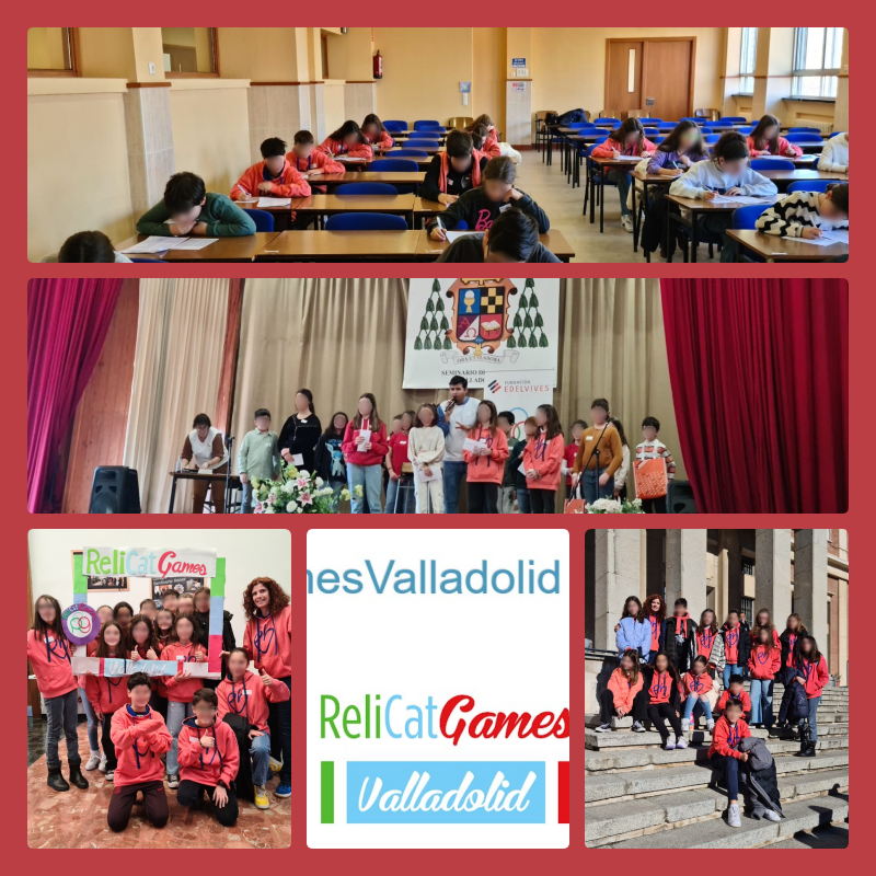 #ReliCatGamesVa_24 ! 🤩
Participación de 6ºEP #Religión en #Relicatgames Valladolid. 
Han jugado, bailado, cantado y han hecho una prueba tipo test de los contenidos del área. 🕺🎤🖊️
Una mañana de sábado diferente.

#ReliEsMás <a href="/archiValladolid/">Archidiócesis de Valladolid</a> <a href="/relicatgamesva/">relicatgamesva</a> 
<a href="/CarmenH44493914/">Carmen Hernández Parrales</a>
