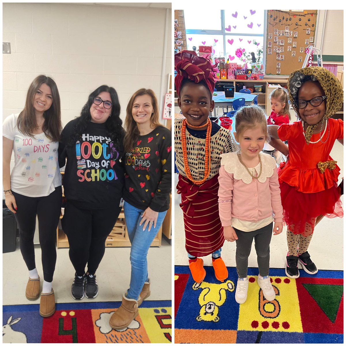 MsPartland's tweet photo. 100 days of school!🥳💯 https://t.co/f5GNvDQDAI