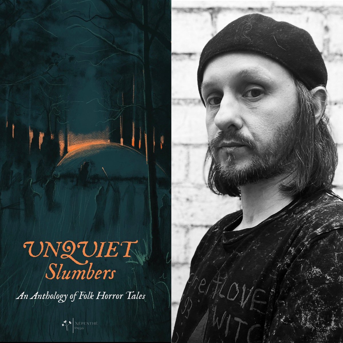 Unquiet Slumbers, An Anthology of Folk Horror Tales will be designed and illustrated with twelve full colour plate by <a href="/elijohnart/">ｅｌｉ ｊｏｈｎ</a> Eli has illustrated books by <a href="/StephenKing/">Stephen King</a> <a href="/grady_hendrix/">Grady Hendrix</a> M R James, Arthur Machen, Reggie Oliver, Mark Samuels, and Karl Edward Wagner to name a few.