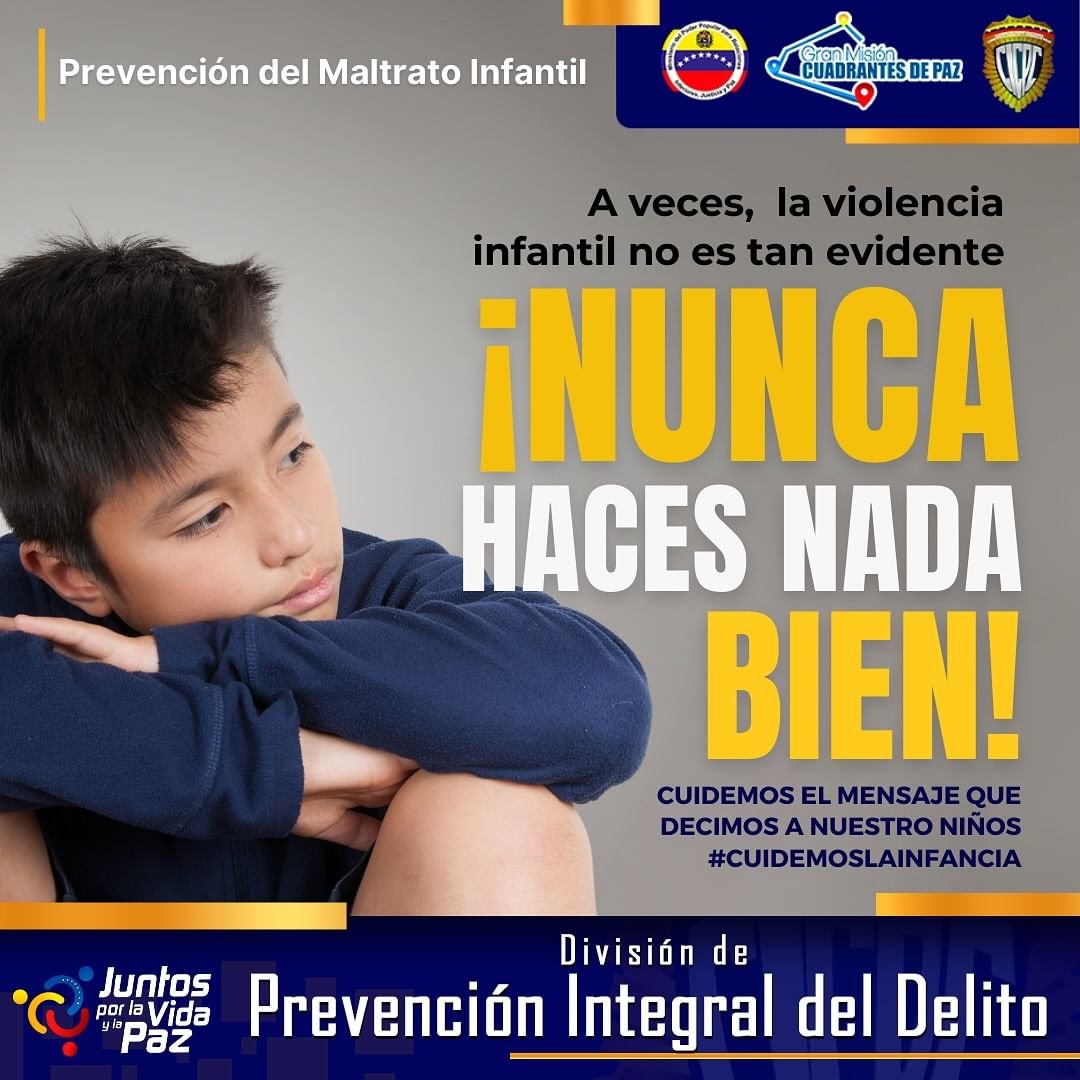 Palabras que marcan.

A veces el maltrato infantil solo es visible para el niño que lo sufre. cuidemos la infancia. 
#noalmaltratoinfantil #losniñosserespetan #cicpcprevención