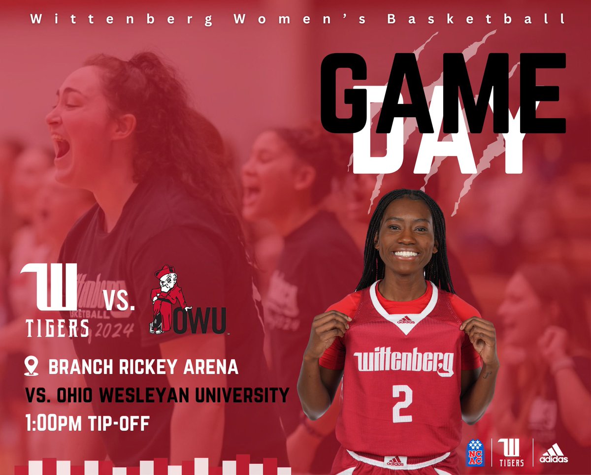 It’s GAME DAY!! Today we are traveling to Delaware, OH. We tip-off against the Bishops of Ohio Wesleyan University at 1:00pm! #TigerUp #Sisterhood 📈: battlingbishops.com/sidearmstats/w… 📺: northcoastnetwork.com/ohiowesleyan/