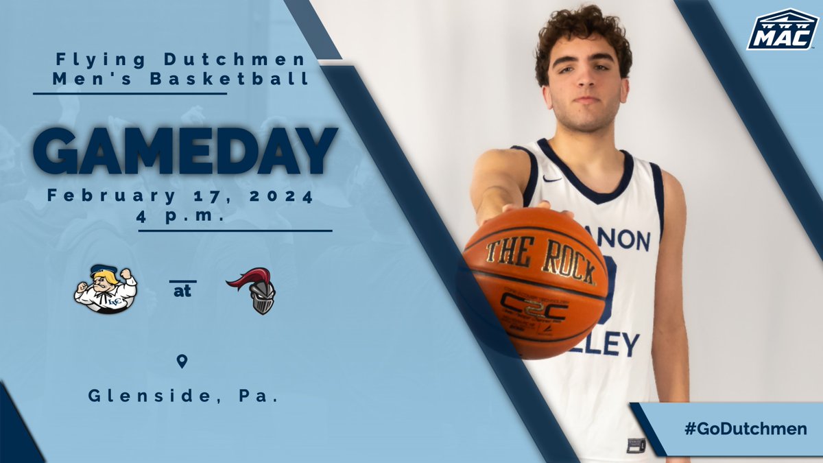 #lvcmbb is looking to end the year strong as they take on Arcadia on the road this afternoon!

Best of luck to the team against the Knights!

Stats: arcadiaknights.com/sidearmstats/m…
Video: gomacsports.tv/arcadia/
MACtv: gomacsports.tv/flyingdutchmen/

#GoDutchmen / <a href="/lvcdmbb/">Lebanon Valley College Men’s Basketball</a>