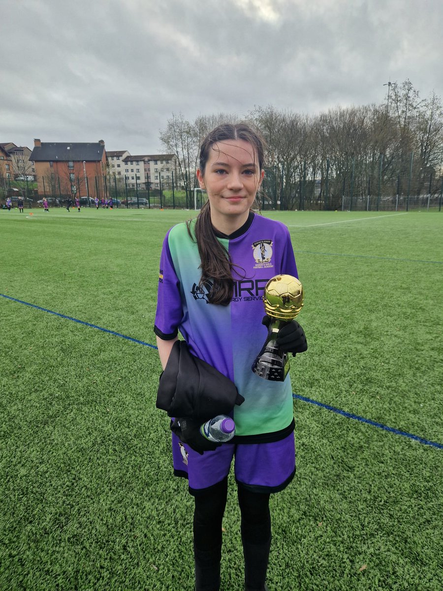 athena_glasgow's tweet photo. Our U16’s were back in league action this morning and played Giffnock at home. Cracking game and some lovely football played to allow them to come away with a 6-2 win 💪

Today’s POTM was Katie who gave a strong solid performance. Well done Katie and team 💜💚 https://t.co/m11niZsHIx