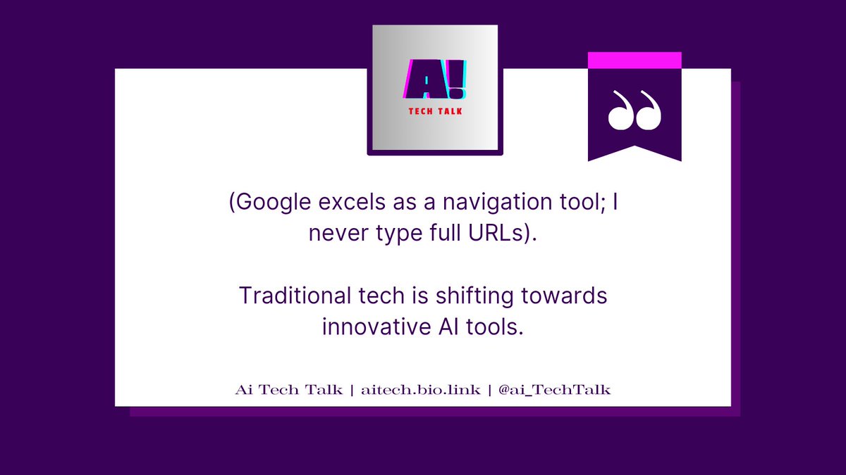 Ai_TechTalk's tweet image. Traditional techs like StackOverflow are being overshadowed by innovative AI tools such as Copilot, ChatGPT, and Perplexity. 

Embracing the future of coding assistance! 🚀 

#AI #CodingRevolution