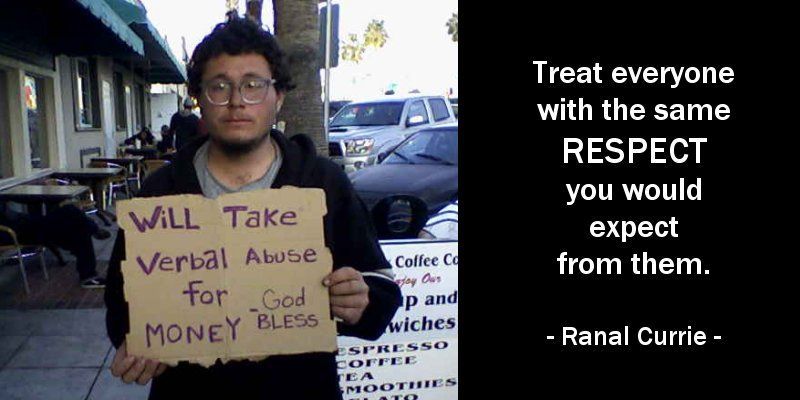 Ranal55's tweet photo. Treat everyone with the same respect you would expect from them.
#quote #quotesmith55 #DealingWithPeople #respect #SaturdaySunshine https://t.co/jUEYznHjHg