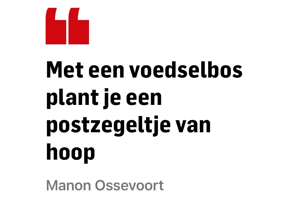 Wijze woorden van Manon Ossevoort !