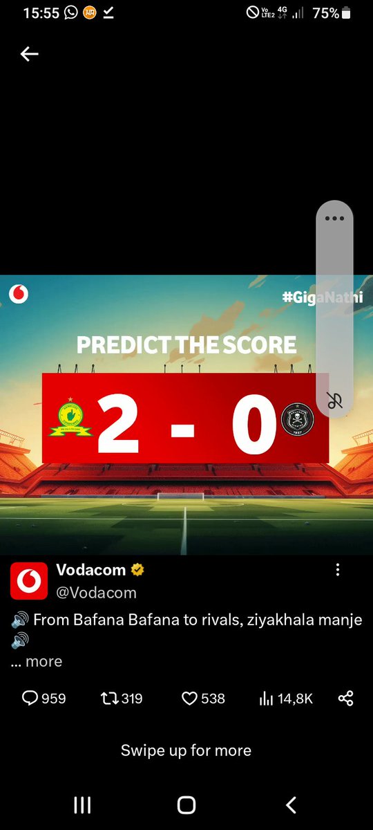 KevinDe78457430's tweet photo. @Vodacom @Masandawana @orlandopirates @VodaPay @Vodacom #GigaNathi https://t.co/K6jSDeVsEp