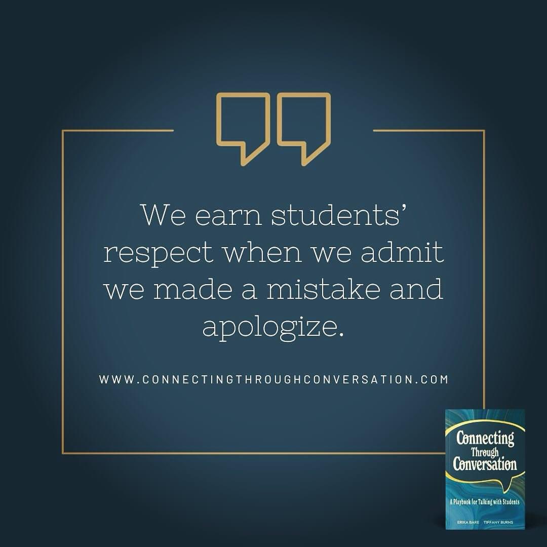How do you respond when you bungle a conversation or make a mistake? Follow us &amp; Join the Connected Communicator Movement!
