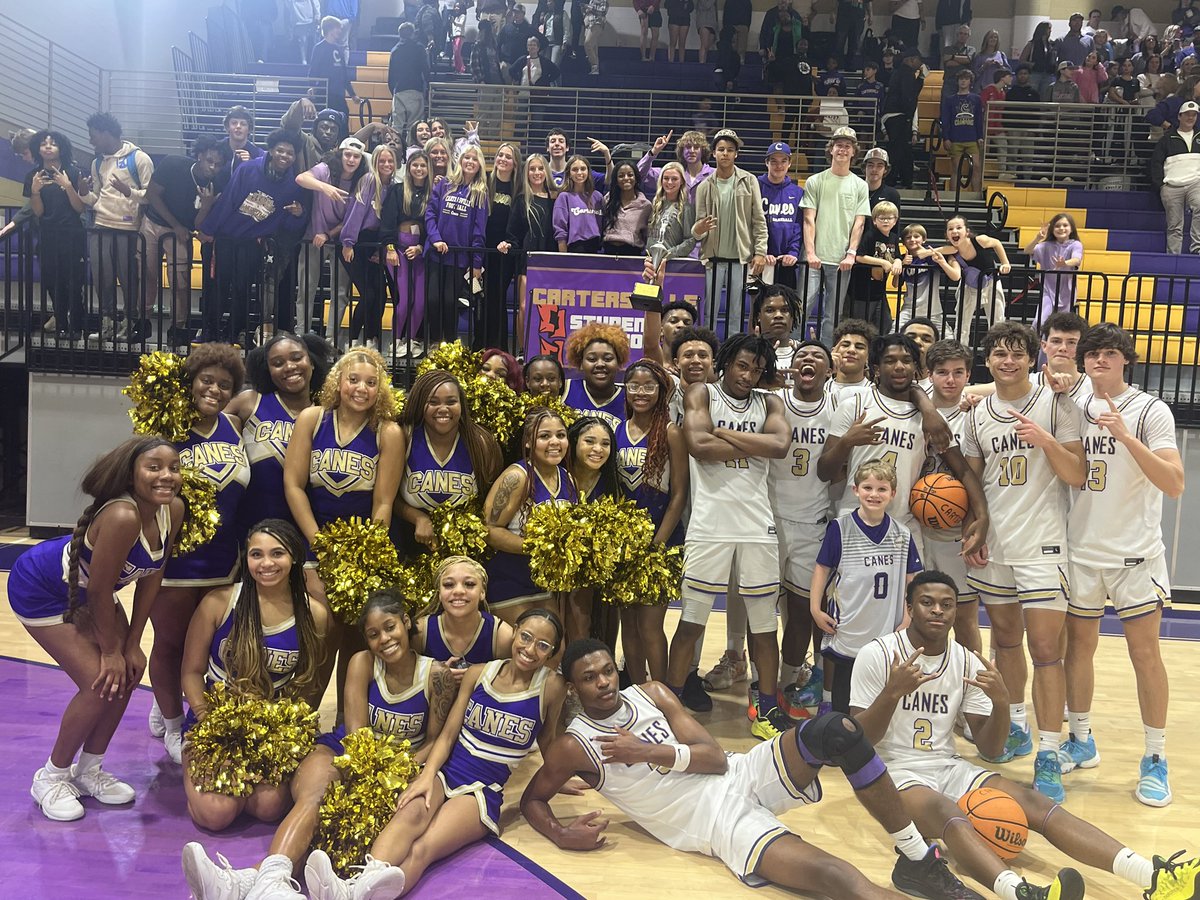 Congrats to @HoopsCanes on winning the Region Championship! The hydrologist loved being a part of the celebration! 🏀🏆 @CoachJoelMiller