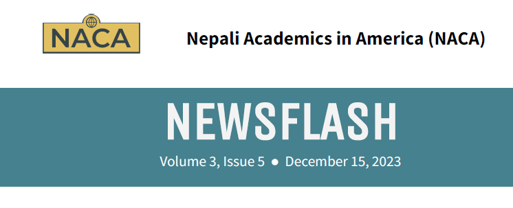 The latest issue of NACA Newflash (Vol 4 and Issue 1) is out now.  Check it out. Don't forget to like, retweet, and subscribe/follow to get more future updates. nepaliacademics.org/resources/Docu… #NepaliAcademics #NACAnewsflash