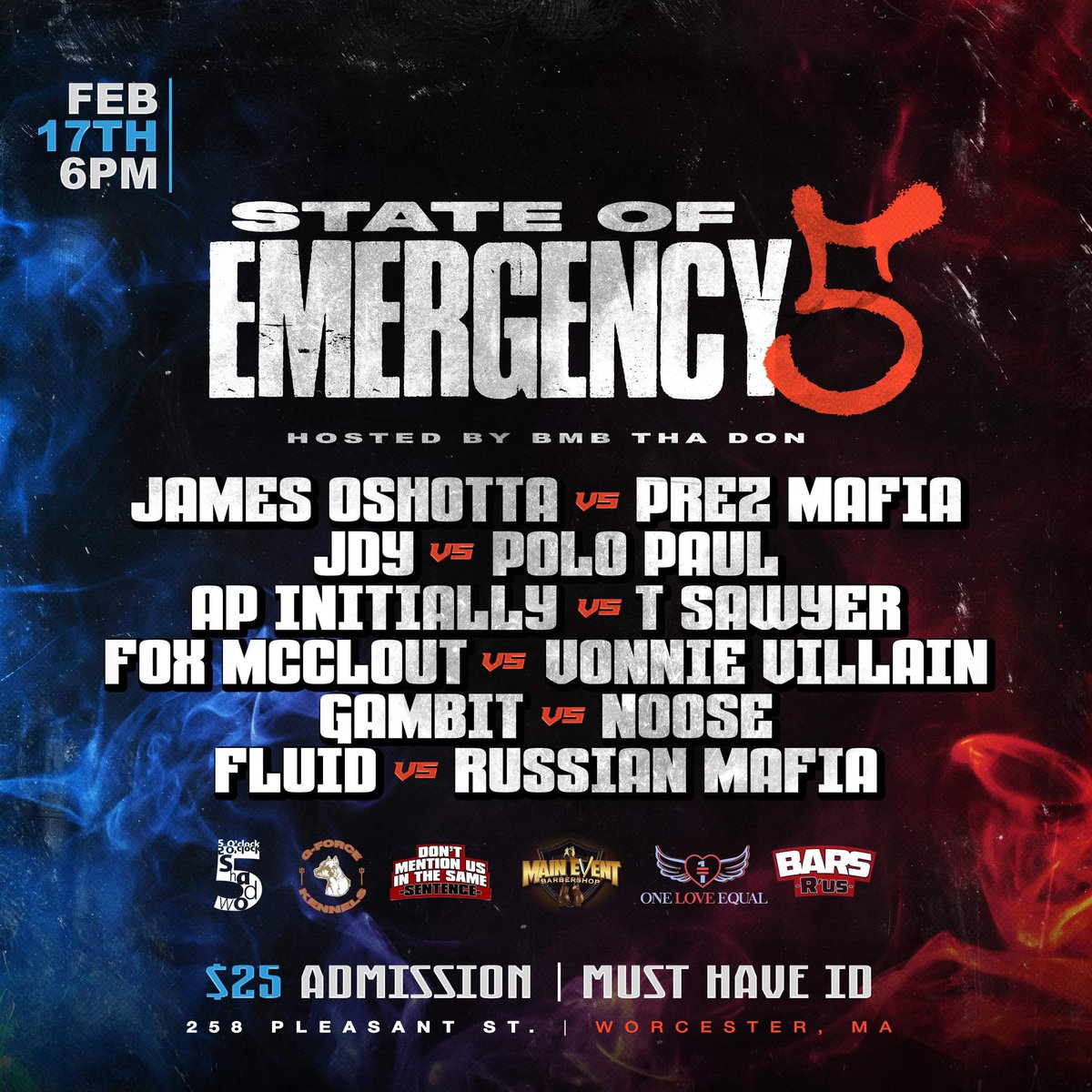 Creasy45's tweet photo. Tonight in #WorcesterMa #BATTLERAP #RAPBATTLE event going down https://t.co/tDUguJic2h