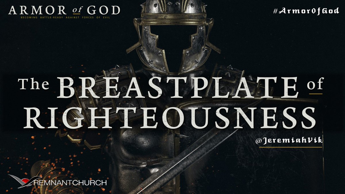 Join us as we continue our series, #ArmorOfGod, this Sunday! Let's discover together how to become battle-ready against the attacks of the enemy!

THIS WEEKEND: 'The Breastplate of Righteousness'

11AM at 715 Orange Ave, El Centro or
youtube.com/live/lq8rb_gBQ…

#remnantchurchiv