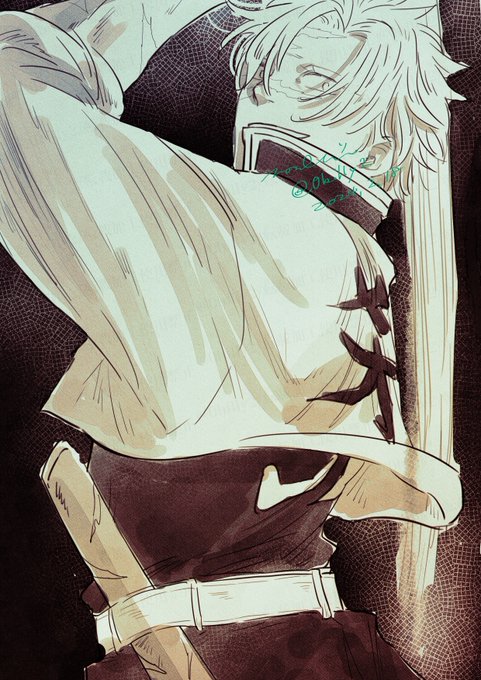 「demon slayer uniform holding sword」 illustration images(Latest)