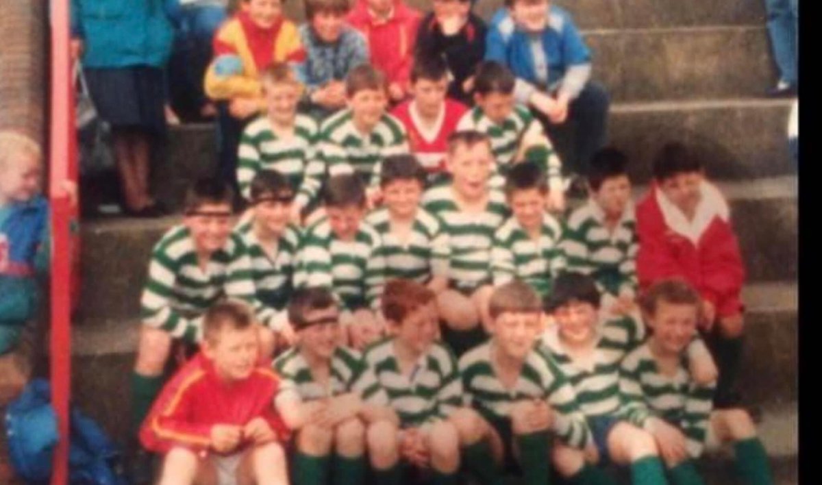 barratt_andy's tweet photo. Young Ginge 38 ish years ago for @OldhamStAnnes πππ #Memories #MatesforLife https://t.co/PwNKivAufW