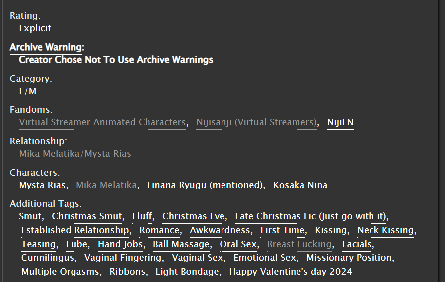 artes554's tweet photo. Had to repost this.
From the love and strength of people, I will continue to write as I've always done. "Memory of Miracle" is now live. A late Christmas and early Valentines day gift for all to enjoy.
https://t.co/HACZKiEBYz
#MysMi #nijispicyfics #Mikawin #mystariASS https://t.co/gg4doctrPv