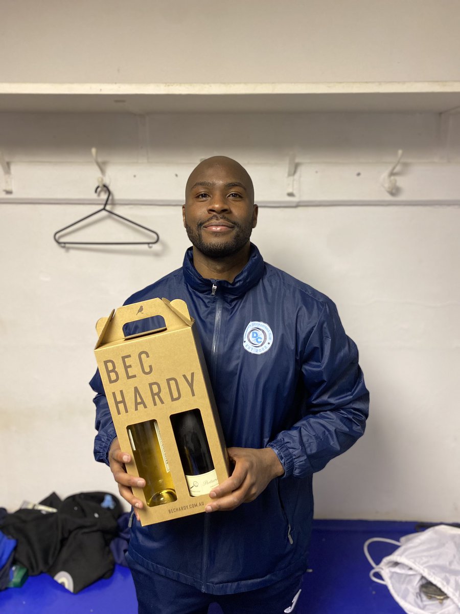 DoncasterCityFC's tweet photo. Man of the match🍷

Todays Bec Hardy Wines Man of the Match is Tinashe Chiriseri after a commanding defensive display at the heart of the defence💪🏼

Use code THECITYISBLUE for 25% discount👇 https://t.co/DCZmYWAXHJ 

#TheCityisBlue https://t.co/7XjDTyhzdd