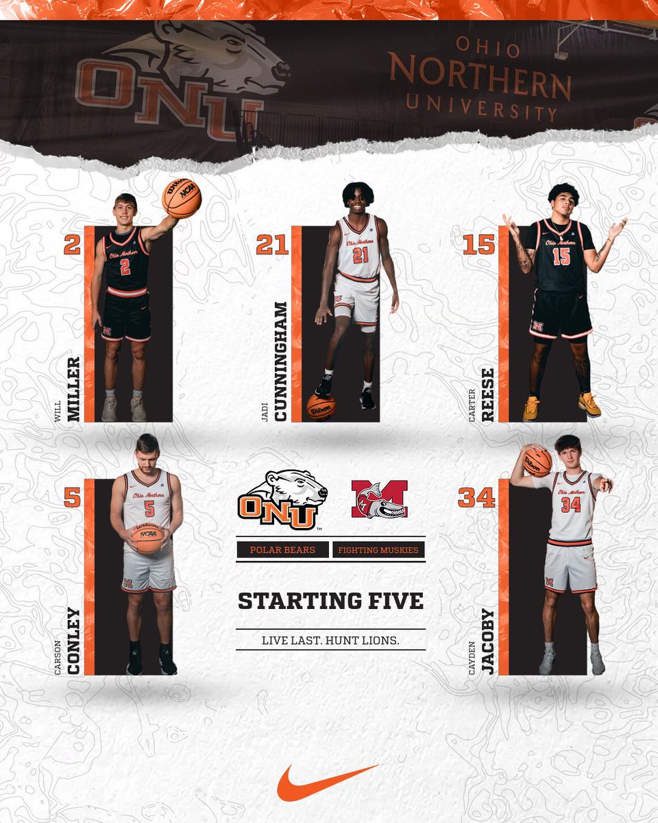 ONU_hoops's tweet image. Starting lineup #LLHL #PBP