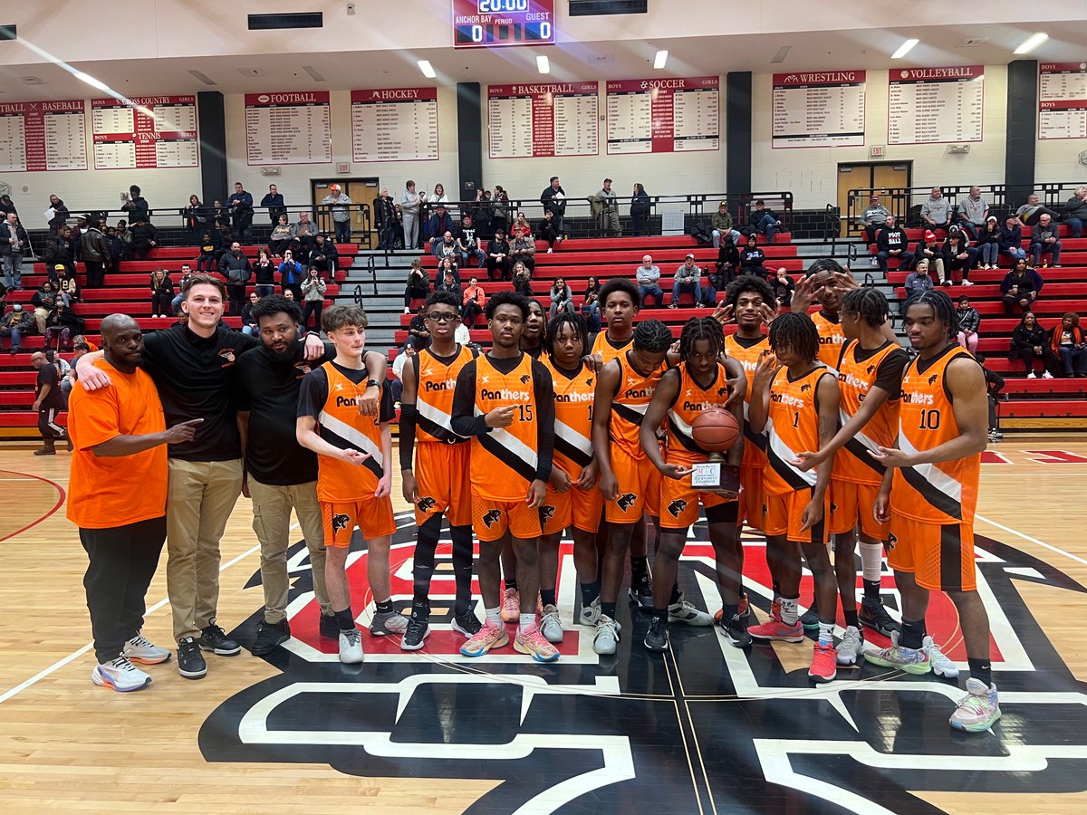 clathleticdept's tweet photo. FINAL: Center Line 65, Clintondale 58. 

The Panthers are MAC Silver/Bronze champions https://t.co/zj6VNdWhPA