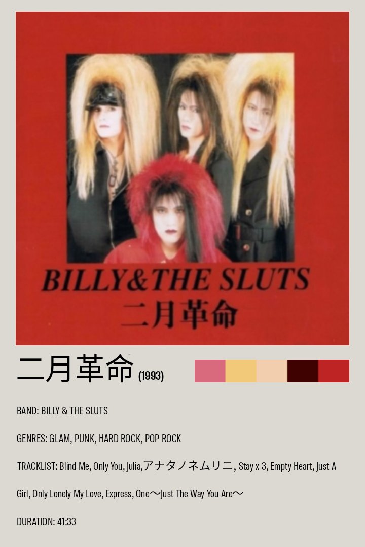 BILLY & THE SLUTS - 二月革命(1993)