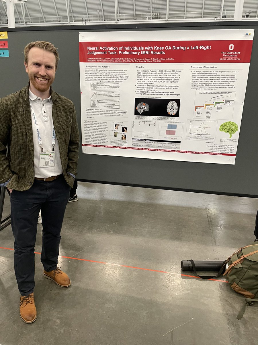 MansfieldCody's tweet image. Big thanks to #APTACSM in Boston for the opportunity to present my work.

The exploratory project taught me a lot about fMRI.

@jimmyonatePhD @msbriggs11 @Dusty_Grooms @OSUWexMed @OSUgradHRS @Duke_DPT