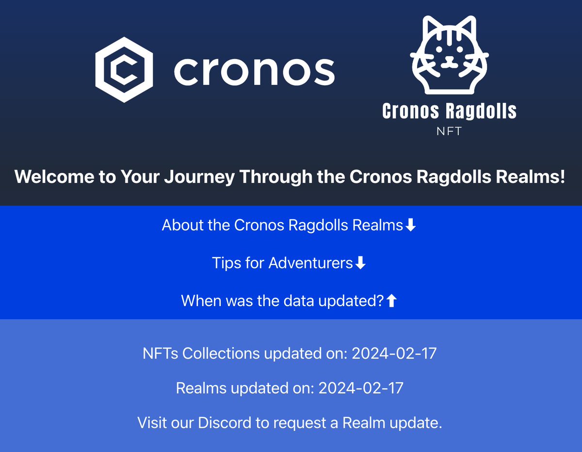 Cronos Ragdolls NFT tweet media