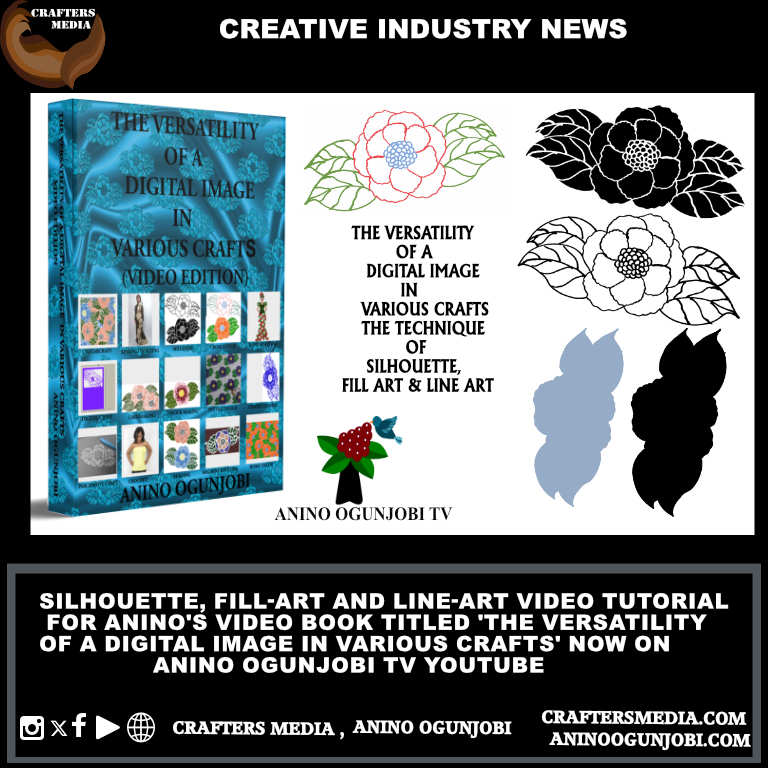 aninoogunjobi's tweet photo. Silhouette, Line Art, Fill Art video tutorial for Anino’s #videobook titled ‘The Versatility of A Digital Image in Various Crafts’ now on Anino Ogunjobi TV YouTube.

https://t.co/XejM3kTCwC

#CraftersMEdia,#Author,#MadeInAffinity,#CraftBook,#Crafter,#DigitaCraft,#DigitalArt, https://t.co/lgZ5FLSQp3