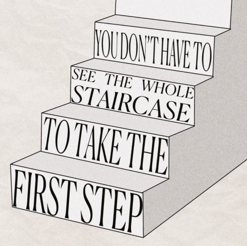 I wanted the full staircase - my life to be better instantly. But the first step I took of contacting GA and going to my first meeting was the beginning and best step I ever took. That 1st step made the next steps seem less steep #recovery #gascotland #12steps #gambling
