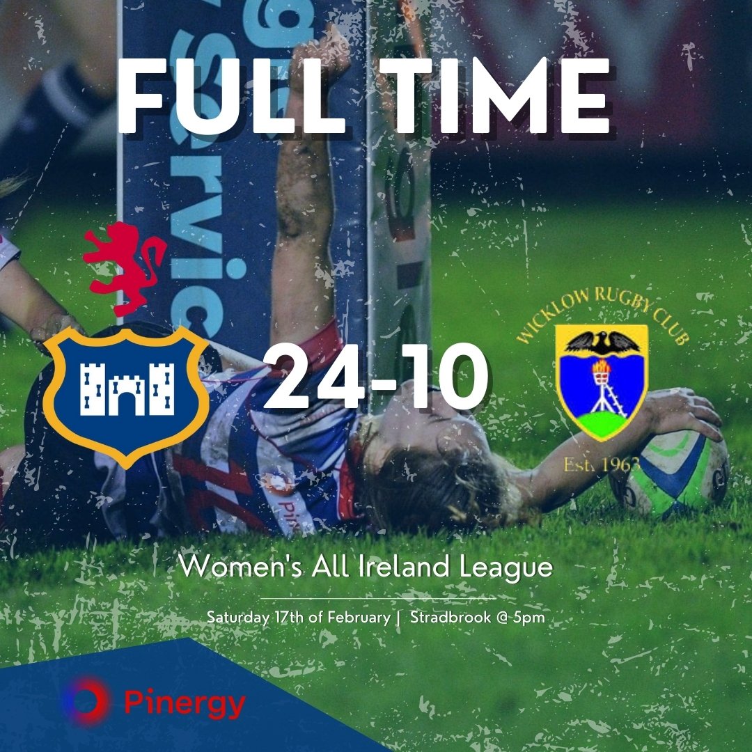 A great win for the gals with the BP secured 🔵⚪🫶🏻 Thanks to @WicklowRFC for the game 🤝🏻