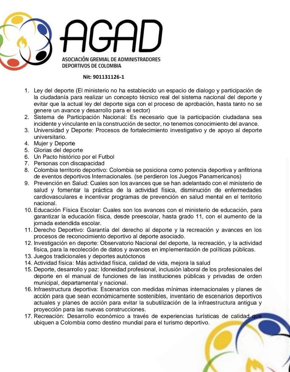 Asociación Gremial De Administradores Deportivos tweet media