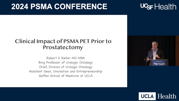 Exciting insights from the 2024 @UCSF @UCLA @PSMAconference! @RobertReiterMD sheds light on PSMA PET imaging's game-changing role in prostate cancer management. Watch to learn more! > bit.ly/3SDo5go @PCFnews