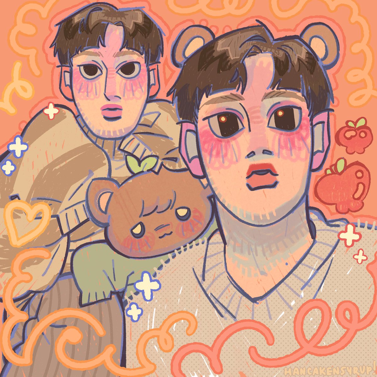 Chestnut jong 🌰🐻🤎🍎🍊