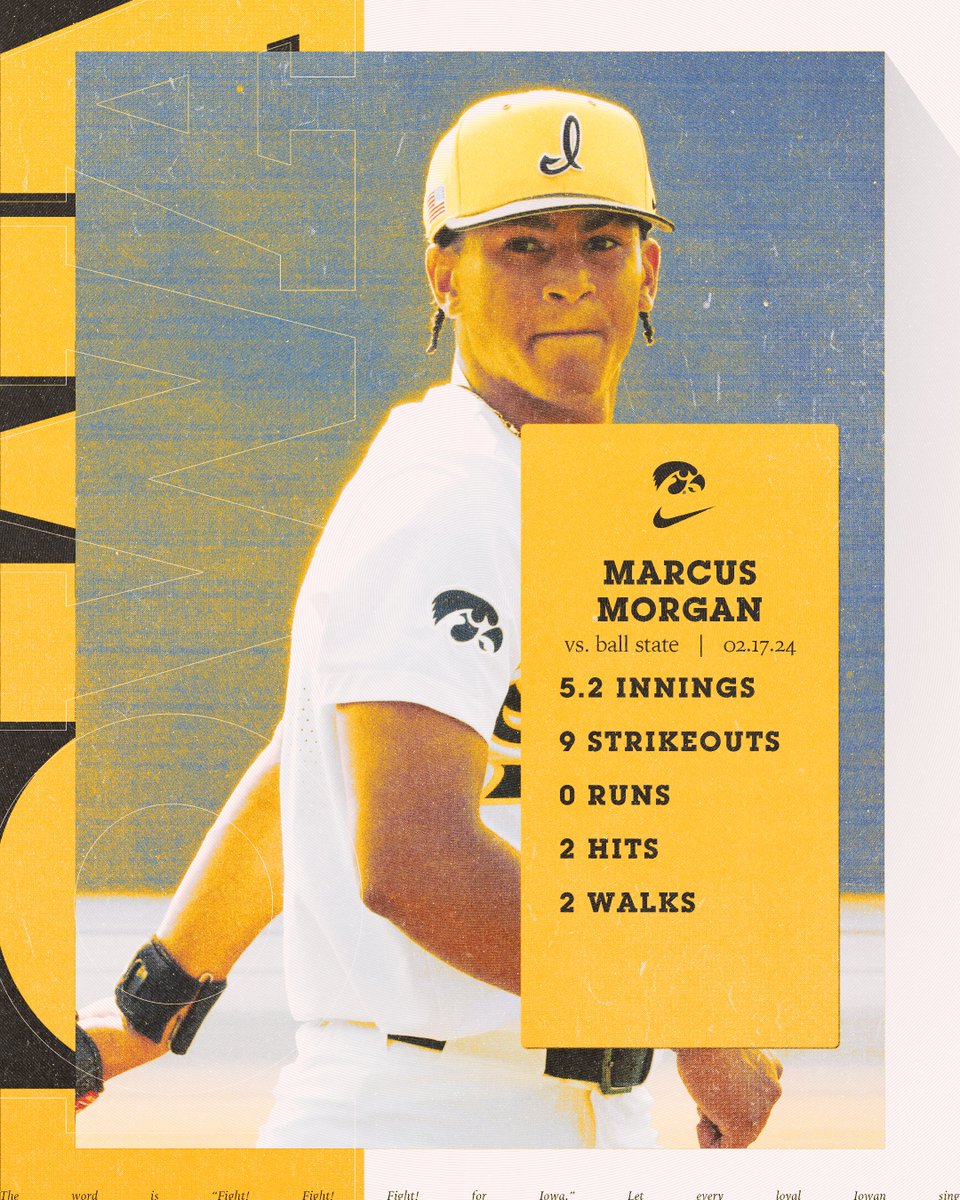 Solid first start from <a href="/Marcus_Morgan20/">Marcus Morgan</a> 🐥

#Hawkeyes