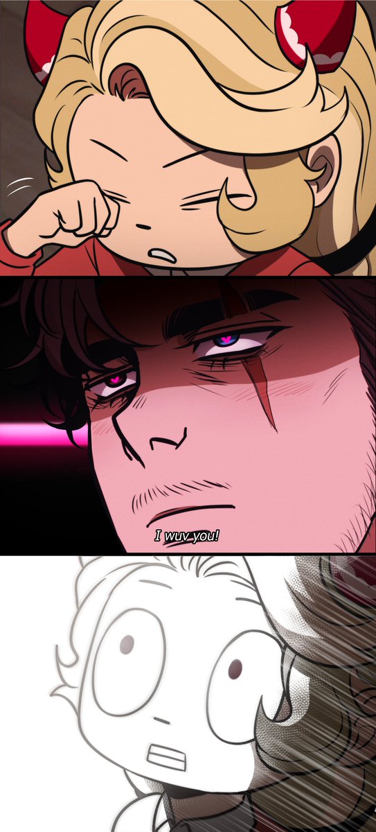 NakariiaLe's tweet image. Charlie&apos;s first meeting with her uncle and her dad&apos;s co-worker 

#HazbinHotel #HazbinHotelLucifer #HazbinHotelAlastor #HazbinHotelCharlie #HazbinHotelVox #HazbinHotelMichael #RadioApple #AngelStatic