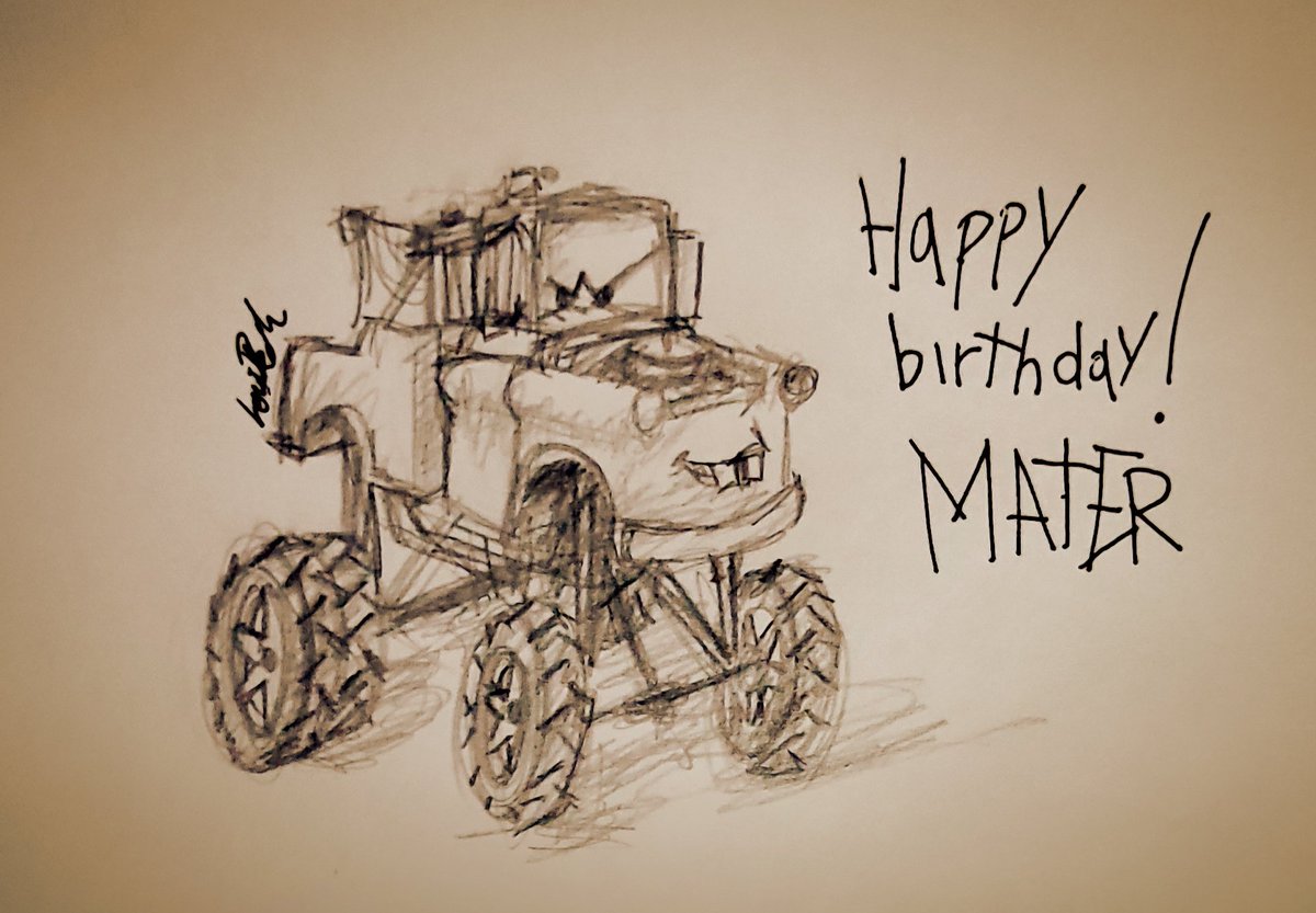 Happy birthday Larry The Cable Guy! @GitRDoneLarry #mater #larrythecableguy